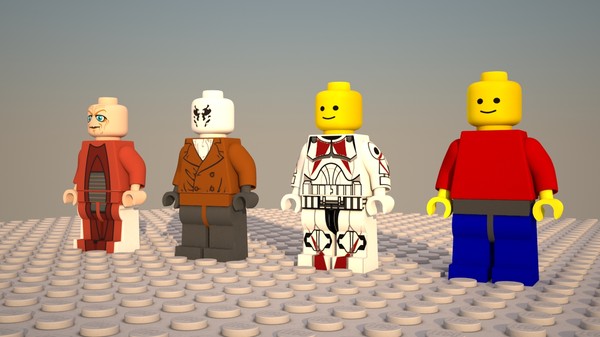 lego minifigures 3d max - Lego Minifigures Collection by XDAE